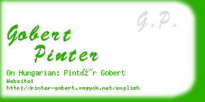 gobert pinter business card